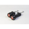 Nowe Pady do modelu Kawasaki ZX 6 R/RR '03-'04 z czarnymi wkładkami (kod produktu: N10201B)
